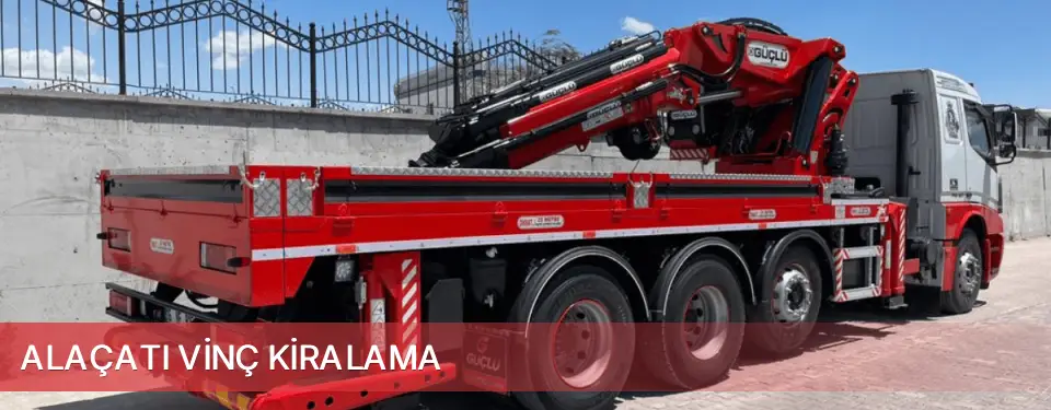 Alaçatı İlçemi Vinç Kiralama